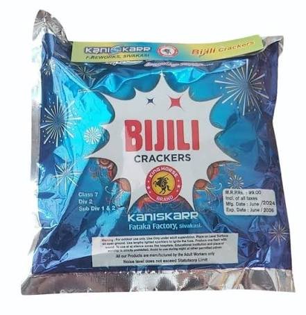 100 pcs Red Bijili / சிவப்பு பிஜிலி பட்டாசுகள்